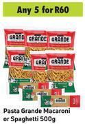 Game Pasta Grande Macaroni Or Spaghetti 500g- For Any 5 offer