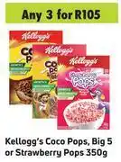 Game Kellogg's Coco Pops, Big 5 Or Strawberry Pops 350g- For Any 3 offer