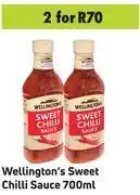 Game Wellington's Sweet Chilli Sauce 700ml- For 2 offer