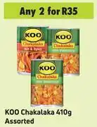 Game Koo Chakalaka 410g Assorted- For Any 2 offer