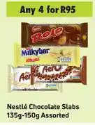 Game Nestle Chocolate Slabs Assorted-For 4 x 135-150g offer