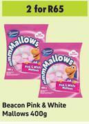 Game Beacon Pink & White Mallows-For 2 x 400g offer