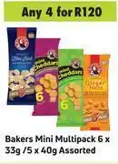 Game Bakers Mini Multipack Assorted 6 x 33g/5 x 40g-For 4 offer