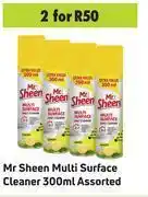 Game Mr Sheen Multi Surface Cleaner Assorted-For 2 x 300ml offer