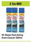 Game Mr Sheen Fast Acting Oven Cleaner-For 3 x 300ml offer