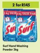 Game Surf Hand Washing Powder-Gor 2 x 3Kg offer