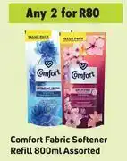 Game Comfort Fabric Softener Refill Assorted-For 2 x 800ml offer