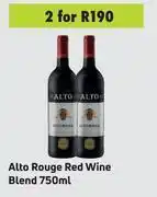 Game Alto Rouge Red Wine Blend-For 2 x 750ml offer