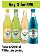 Game Rose's Cordial Assorted-For 2 x 750ml offer