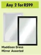 Game Maddison Dress Mirror Assorted-For 2 offer