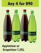 Game Appletiser Or Grapetiser-For 4 x 1.25L offer