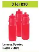 Game Lumoss Sportec Bottle-For 3 x 750ml offer