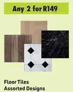 Floor Tiles Assorted Designs-For 2