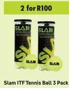 Slam ITF Tennis Ball 3 Pack-For 2