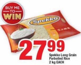 OK Foods Spekko Long Grain Parboiled White Rice 2kg offer