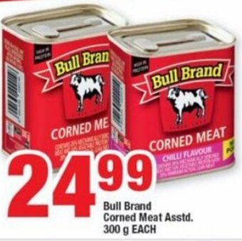 OK Foods Bull Brand Corned Meat Asstd 300g offer