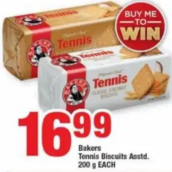 OK Foods Bakers Tennis Biscuits Assorted 200g offer