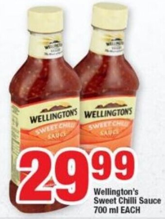 OK Foods Wellington's Sweet Chilli Sauce 700ml offer