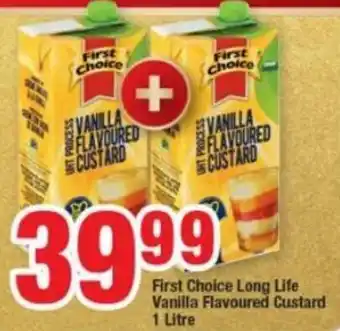 OK Foods First Choice Long Life Vanilla Flavoured Custard 1L offer