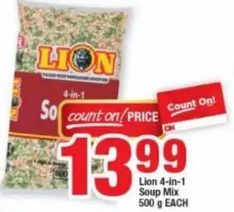 OK Foods Lion 4-in-1 Soup Mix 500g offer
