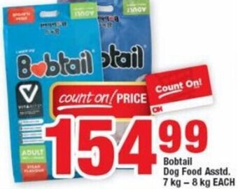 OK Foods Bobtail Dog Food Asstd 7kg-8kg offer