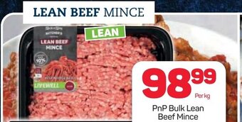Pick n Pay PnP Bulk Lean Beef Mince offer