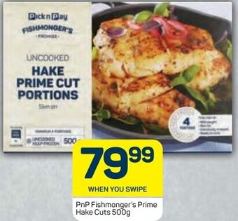 Pick n Pay PnP Fishmonger's Prime Hake Cuts 500g offer