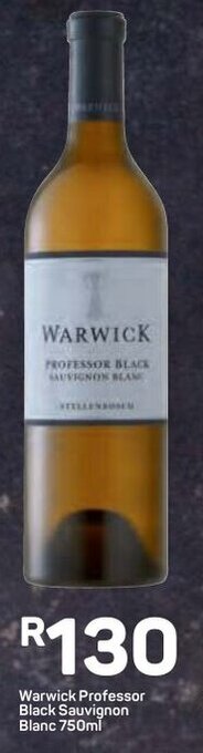 Pick n Pay Warwick Professor Black Sauvignon Blanc 750ml offer