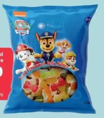 PEP Lekker Paw Patrol Bones Jellies 125g offer