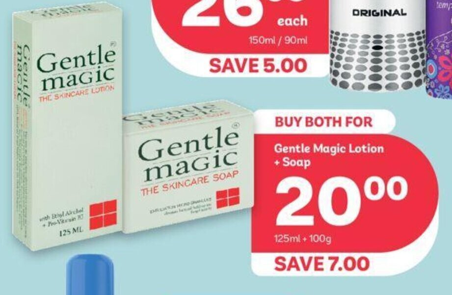 gentle-magic-lotion-soap-125ml-100g-offer-at-pep