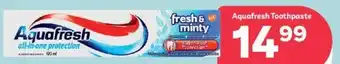 PEP Aquafresh Toothpaste 100ml offer