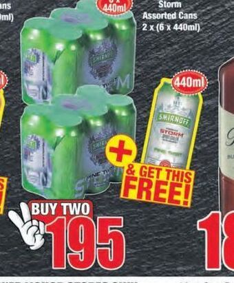 Boxer Smirnoff storm 2 offer