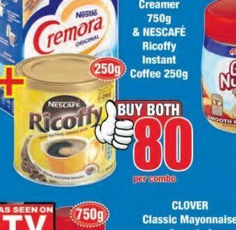 Boxer Nescafé coffee + creamer offer