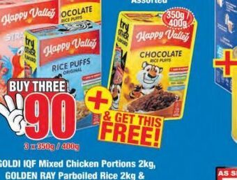 Boxer Happy valley rice crispies cereal 3 offer