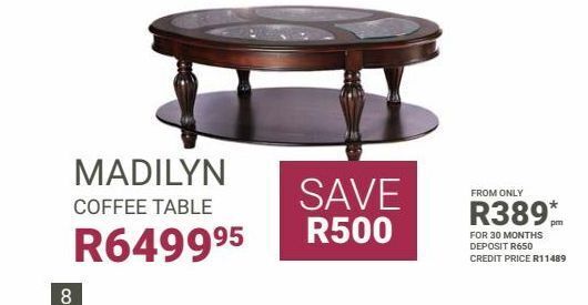 Bradlows Madilyn coffee table offer