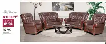 Bradlows Hilton 4 piece lounge suite offer