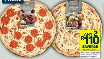 Pick n Pay PnP Fresh Large Pizza Assorted 2s offer