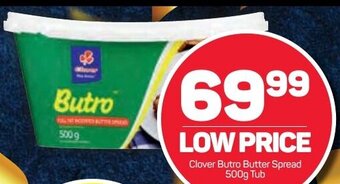 Pick n Pay Clover Butro Butter Spread 500g offer