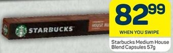 Pick n Pay Starbucks Medium House Blend Capsules 57g offer