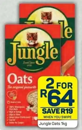 Jungle Oats 2 x 1kg