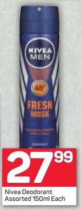 Pick n Pay Nivea Deodorant Assorted 150ml offer