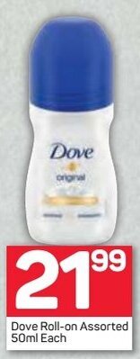 Pick n Pay Dove Roll-On Assorted 50ml offer
