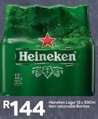 Pick n Pay Heineken Lager 12 x 330ml offer
