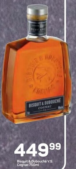 Pick n Pay Bisquit & Dubouché V.S. Cognac 750ml offer