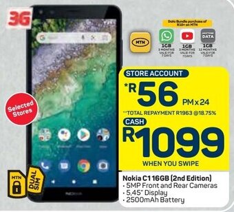 Nokia C1 2nd Edition 16GB