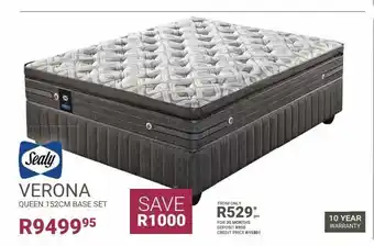 Bradlows Verona queen 152cm base set offer