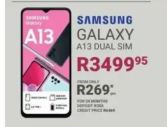 Bradlows Samsung galaxy a13 dual sim offer