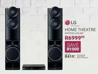 Bradlows Lg home theatre system lhd-687 offer