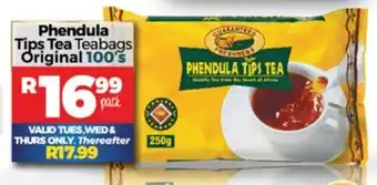 Take 'n Pay Phendula Tips Teabags Original 100's offer