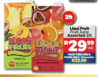 Take 'n Pay Liqui Fruit Fruit Juice Assorted 2lt offer
